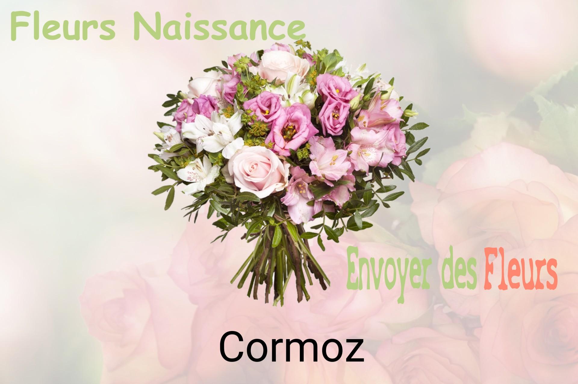 Bouquet de fleurs de naissance livré à Cormoz